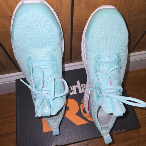 Timberland PRO Women's Serta Slip-On Light Blue Sneakers W Composite Safety Toe - Picture 8 of 11